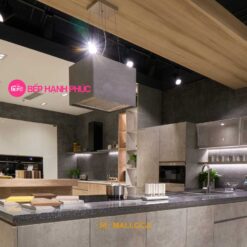 Máy hút mùi Malloca CONCRETE K-400 - Ốc đảo 40cm vuông dây treo điều khiển remote