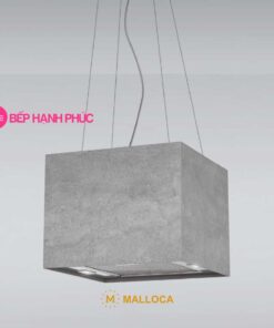 Máy hút mùi Malloca CONCRETE K-400 - Ốc đảo 40cm vuông dây treo điều khiển remote