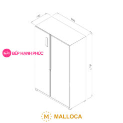 Tủ lạnh Malloca MF-521SBS - Âm tủ 521 lít 6 Tủ lạnh Malloca MF-521SBS