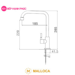 Vòi rửa chén Malloca K-115 XFIT