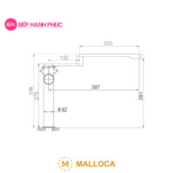 Vòi rửa chén Malloca K060-S