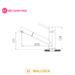 Vòi rửa chén Malloca K110-S