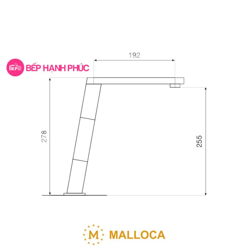 Vòi rửa chén Malloca K131BL