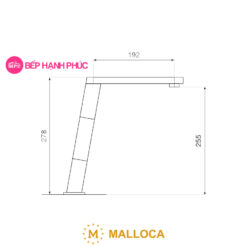 Vòi rửa chén Malloca K131GR