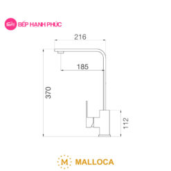 Vòi rửa chén Malloca K536S