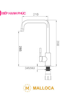 Vòi rửa chén Malloca K559-SN