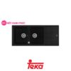 Chậu rửa Teka Maestro STONE 80B-TG 2B 1D-Black
