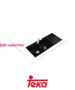 Chậu rửa Teka Maestro STONE 80B-TG 2B 1D-Black