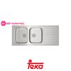 Chậu rửa Teka Total CLASSIC 2B 1D lắp nổi 2 hộc rửa và 1 bàn chậu 1 Chậu rửa Teka Total CLASSIC 2B 1D