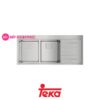Chậu rửa lắp nổi Teka Maestro ZENIT RS15 2B 1D 2 hộc rửa + 1 bàn chậu 2 Chậu rửa lắp nổi Teka Maestro ZENIT RS15 2B 1D