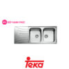 Chậu rửa Teka Total UNIVERSE 2B 1D lắp nổi 2 hộc rửa + 1 bàn chậu 2 Chậu rửa Teka Total UNIVERSE 2B 1D