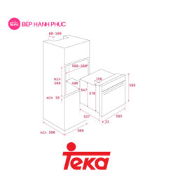 Lò nướng âm tủ Teka total HSB 610
