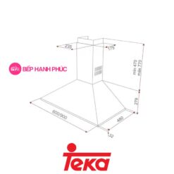 Máy hút mùi đảo Teka Easy DBB 90