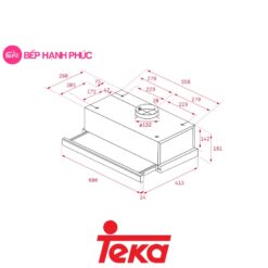 Máy hút mùi đảo Teka Easy TL 6310