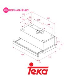Máy hút mùi đảo Teka Easy TL 7310