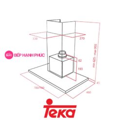 Máy hút mùi đảo Teka Maestro DPL 786 T