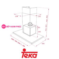 Máy hút mùi đảo Teka Maestro DPL 986 T