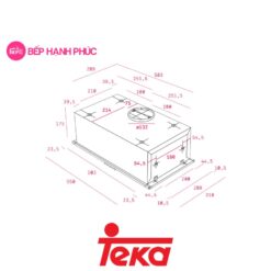 Máy hút mùi đảo Teka Total GFH 55