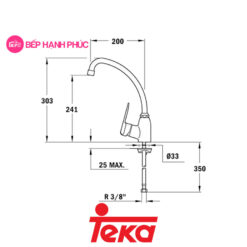 Vòi rửa Teka Easy IN 912