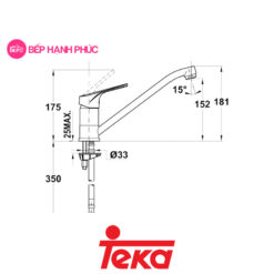 Vòi rửa Teka Easy MTP 913