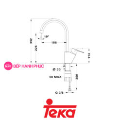 Vòi rửa Teka Easy MTP 995 7 Vòi rửa Teka Easy MTP 995