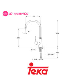 Vòi rửa Teka Easy TEKA VITA 915 7 Vòi rửa Teka Easy TEKA VITA 915