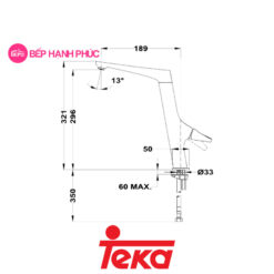 Vòi rửa Teka Maestro SN 915 7 Vòi rửa Teka Maestro SN 915