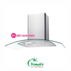 Máy hút mùi Tomate TOM 3159 - 70cm vòng kính cong nút bấm cơ