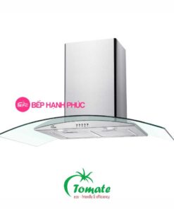 Máy hút mùi Tomate TOM 3159 - 70cm vòng kính cong nút bấm cơ