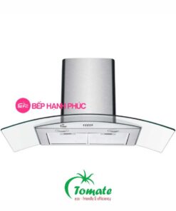 Máy hút mùi Tomate TOM 3159 - 70cm vòng kính cong nút bấm cơ