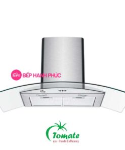 Máy hút mùi Tomate TOM 3159 - 90cm vòng kính cong nút bấm cơ