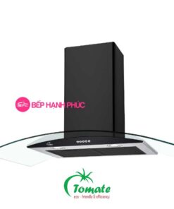 Máy hút mùi Tomate TOM 3159B - 90cm vòng kính cong nút bấm cơ