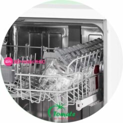 Máy rửa chén Tomate TOM 6012 - Âm tủ bán phần 14 bộ 6 chương trình 8 Máy rửa chén Tomate TOM 6012 - Âm tủ bán phần 14 bộ 6 chương trình