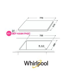 Bếp từ Whirlpool ACM814/BA - 4 vùng nấu 77cm 8 Bếp từ Whirlpool ACM814/BA - 4 vùng nấu 77cm
