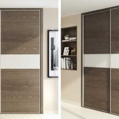 Tủ quần áo cửa kéo Melamine vân gỗ TQA-K-20-01