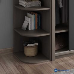 Tủ quần áo cửa kéo Melamine vân gỗ TQA-KD-23 10 Tủ quần áo cửa kéo Melamine vân gỗ TQA-KD-23